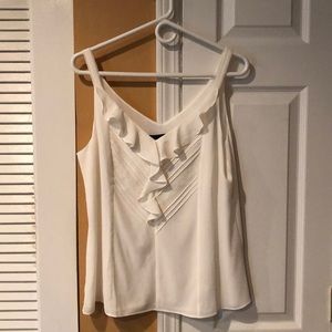 White house black market cream camisole
